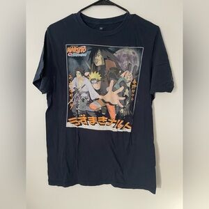 Naruto Shippuden Black Graphic T-Shirt